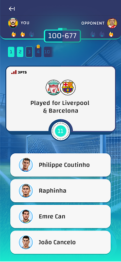 Top Scorer screen